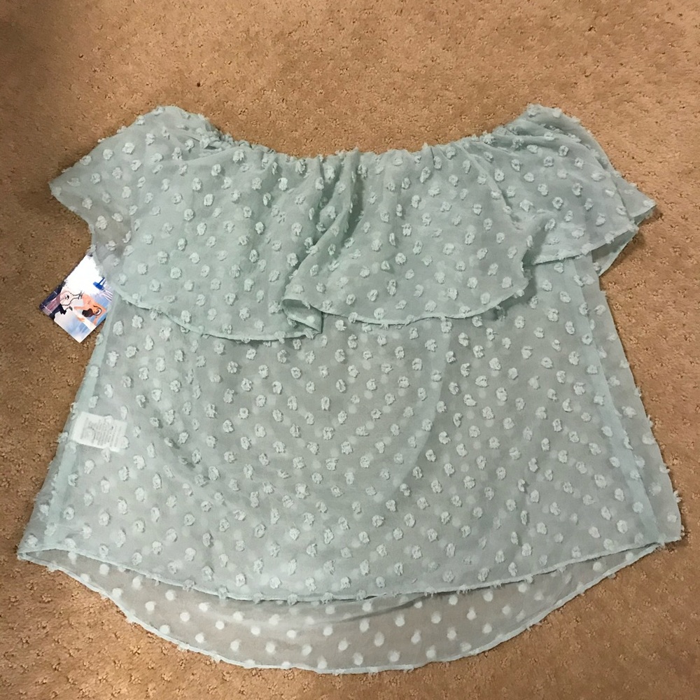 Strapless Dot Top